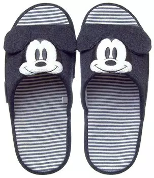 Тапочки Nippon Тапочки Disney Mickey Mouse Comfort черные 283095 22-24 см