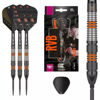 Target RVB 80 Raymond Van Barneveld Модель Black Edition Swiss Point 25 г 190214