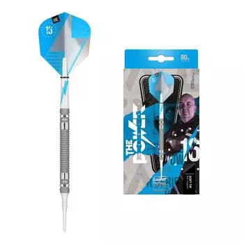 TARGET THE POWER SERIES 19G SILVER SOFT TIP 80 Silver Soft Tip 80% (Power Darts)
