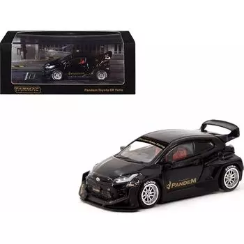 tarmac Works 1/64 toyota GR yaris pandem черный мини-автомобиль Tarmac Works YARIS PANDEM [продукт]