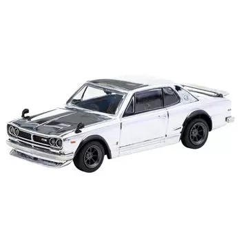 TARMACWORKS 1/64 Skyline HT 2000GT-R Silver Chrome Special Edition Finished product T64G-043-SC