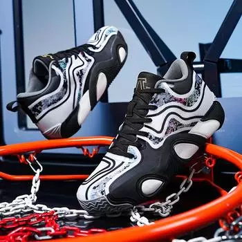 Tatum men s shoes middle school students professional training basketball shoes low-top breathable cushioning non-slip wear-resistant colorful s 36