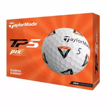 TAYLOR MADE TP5 pix Golf Ball 5 Piece 2021 Model N0803201 White