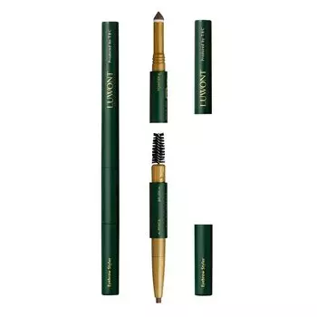 TBC LUWONT Eyebrow Styler Light Black тип с и (3 в 1 карандаш, пудра, кисть, мужская косметика, мужская косметика)