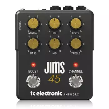 TC Electronic Гитарный предусилитель TC Ampworx Technology 2ch Design Independent Boost Celestion Официальный ИК-выход для наушников JIMS 45 PREAMP