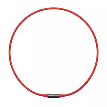 TDK EXNAS Magnetic Necklace Lightweight 10g High Magnetic Force 160mT Shoulder Neck Stiffness Improve Blood Circulation (42cm Red)
