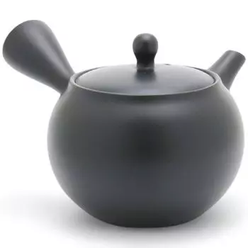 Teapot with Ceramesh Mesh and Tea Made in Japan J-kitchens Tokoname-yaki Strainer, 280cc,