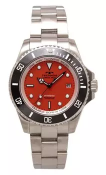 [Technos] Часы Date Watch 10 ATM Водонепроницаемые T9B59SO Мужские Серебряные