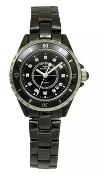 [Technos] Керамические часы T9930BB женские черные
