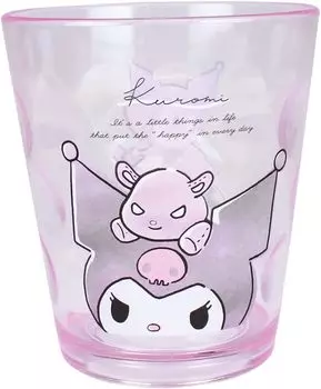 Tees Factory Sanrio Dot Tumbler Nuance Kuromi x Diameter H9.5 8.5cm SR-5526525NK
