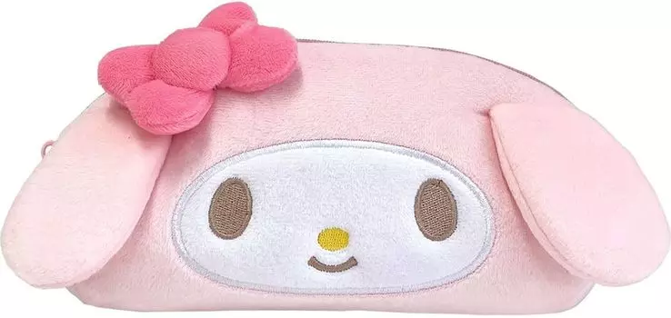 Tees Factory Sanrio Plush Face Pen Pouch My Melody SR-5540859MM