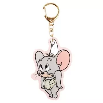 Tees Factory TJ-5546796TF Tom and Jerry Holo Kira Keychain TF H79 x W82 x D 7 mm Within H79 x W82