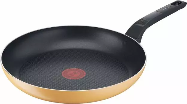 Tefal Frying For Gas Fire Free of Healthy Substances such as Yellow Frying Yellow B56106 Pan, 27 см, Only, PFOA, Antiprigaring, Long-Stick Marigold Pan жёлтый