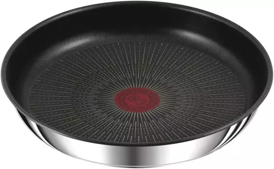 Сковорода Tefal со съемным IH, совместимая с газом, не содержащая вредных веществ, таких как PFOA Neo IH, нержавеющая сталь, неограниченная жарка, нержавеющая сталь серебряный
