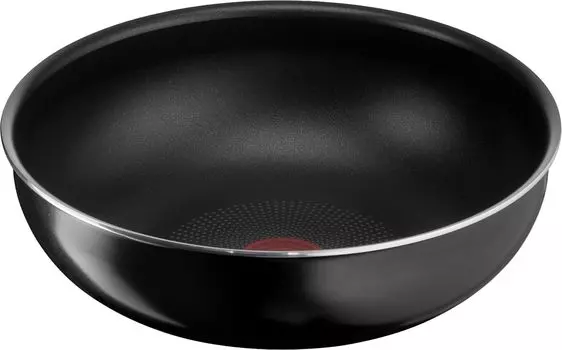 Tefal Pot with Removable Deep For Gas Fire Free of Toxic Substances such as Neo Hard Titanium Intense Wok Black L43877 Stir-Fry Handle, 26cm, Wok,