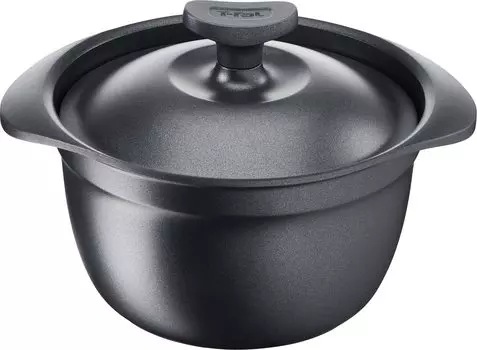 Tefal Rice Несмотря на то, что он литой, он легкий и простой в использовании. Совместим с бытовыми приборами и газом. Не содержит вредных веществ, таких как Aroma Pro Rice Black. чёрный