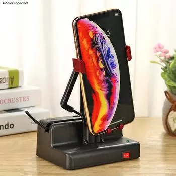 Телефонный качели Автоматический Shake Motion Brush Step Safety Wiggler с USB-кабелем Автоматический телефонный трясчик Swinger Ежедневные спортивные цели синий