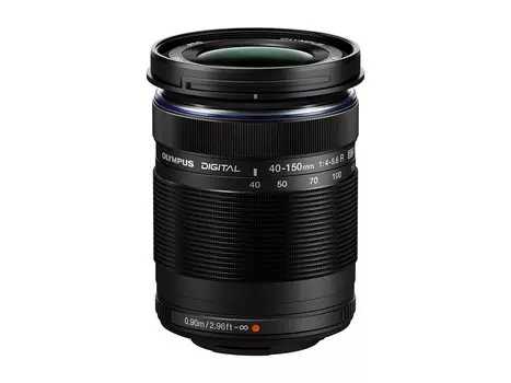 Телеобъектив OLYMPUS с переменным фокусным расстоянием DIGITAL ED R черный M.ZUIKO 40-150 мм F4.0-5.6