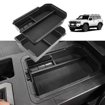 Temiry 2024 Новый Toyota Exclusive Land Cruiser 250 Консольный ящик Консольный лоток Ящик для хранения Land Cruiser 250 Аксессуары для Land Cruiser 250 Детали для хранения
