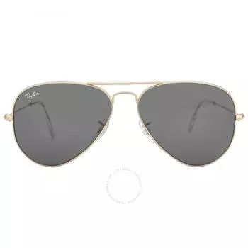 Темно-серые солнцезащитные очки-авиаторы унисекс Ray Ban RB3025 9202B1 58