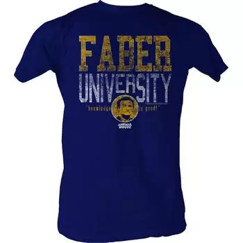 Темно-синяя футболка унисекс Animal House Faber Uni S