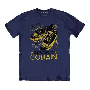 Темно-синяя футболка унисекс Kurt Cobain Laces Toddler S