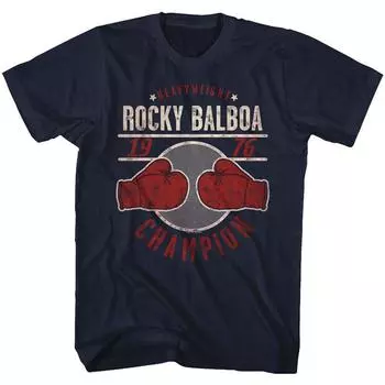 Темно-синяя футболка унисекс Rocky Champ76 S