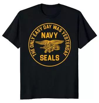Темно-синяя футболка унисекс SEAL Team Three S