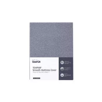 Tempur Futon Cover Sheets Grey Double Fits Thickness Smooth Mattress Cover for Futon Topper Cotton 73013960 3-9cm 100% серый