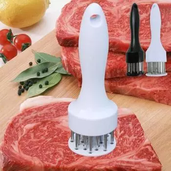 Тендерайзер из нержавеющей стали, игла, мясо, стейк, курица, кухонный молоток, молоток, инструмент белый