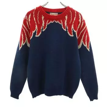 TENDERLOIN 15AW Made in Japan Wool Blend Wing Pattern Long sleeve sweater Men s Used