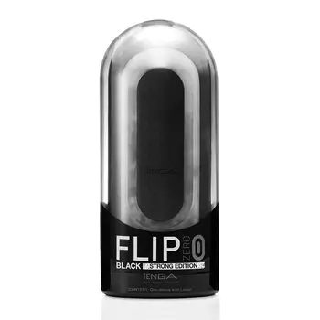TENGA TENGA FLIP 0 BLACK Flip Zero Black с мини-лосьоном Повторный тип
