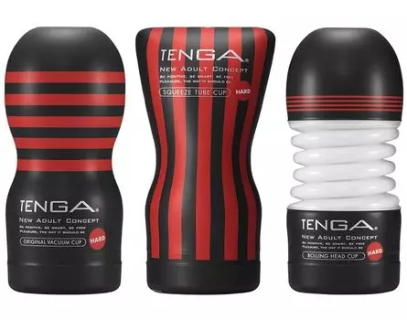 TENGA Набор пробных чашек Твердые типы твердых чашек [3 вида]