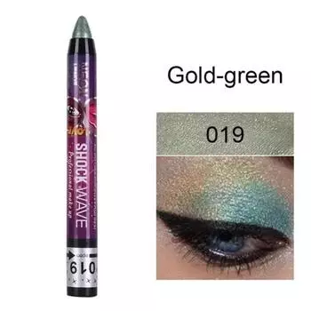 Тени для век 2 в 1 Водостойкие тени-карандаш для век Smudge-Undashing Stick Lip Makeup Glitter Shimmer Long-Lasting Lipstick, 18 019, 1 шт.