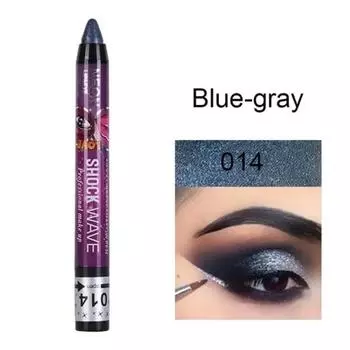 Тени для век 2 в 1 Водостойкие тени-карандаш для век Smudge-Undashing Stick Lip Makeup Glitter Shimmer Long-Lasting Lipstick, 13 014, 1 шт.