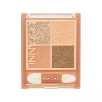 Тени для век Cezanne Beige Tone 01 Nut Beige Lame Pearl Matte 4 Color Eye Shadow 4.3g