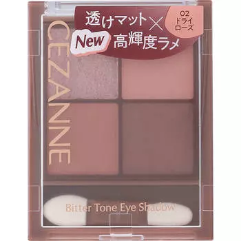 Тени для век CEZANNE Sezanne Bitter Tone 02 Dry Rose Eye Makeup Eye Color & Eye Shadows Распределите верхний правый цвет по всему веку и слезным протокам.