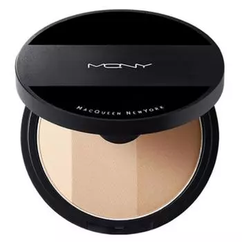 Тени для век McQueen New York Fake Up 3 Color Shading 9 г, бежево-коричневый, 1 шт.