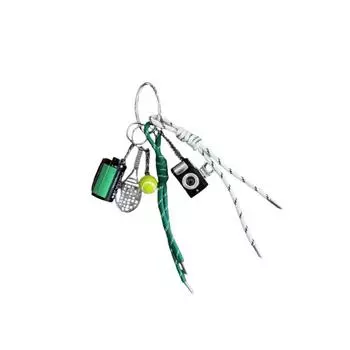 Tennis Car Keychain Camera Bag Pendant Creative Braided Lanyards Keychain Gift Style 1
