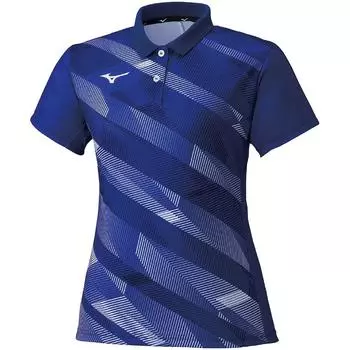 Теннисный воротник игровой пот Quick 62JA1702 Фиолетовый Синий M [Mizuno] Одежда, Рубашка, Впитывающая, Сушащая, Дезодорирующая,