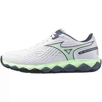 Tennis Shoes Wave Enforce Tour 2 AC All Court Club Activities Lightweight Game Court Soft White x Mint x Blue cm 2E [Mizuno] 24.0