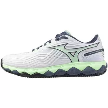 Tennis Shoes Wave Enforce Tour 2 OC Artificial Grass Court Club Activities Lightweight Soft Tennis Hard Tennis White x Mint x Blue cm 2E [Mizuno]