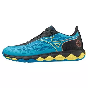 Tennis Shoes Wave Enforce TOUR AC All Court Club Activities Lightweight Game Court Soft Tennis Hardball Tennis Light cm 2E [Mizuno] Blue/Yellow/Black