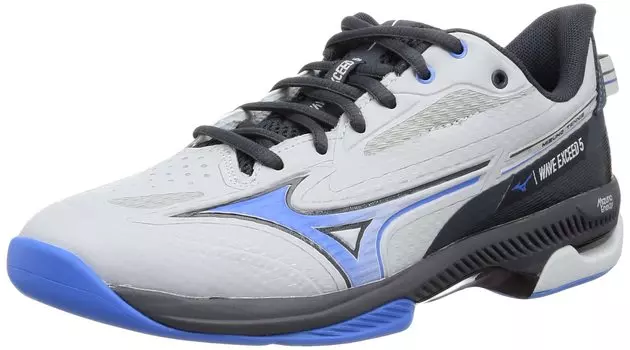 Tennis Shoes Wave Exceed 5 WIDE CS Light Gray cm 3E [Mizuno] Gray/Blue/Light 25.5