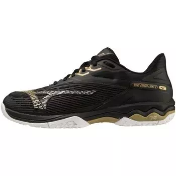 Tennis Shoes Wave Exceedrite 2 OC cm 3E [Mizuno] Black/Gold/White 27.0