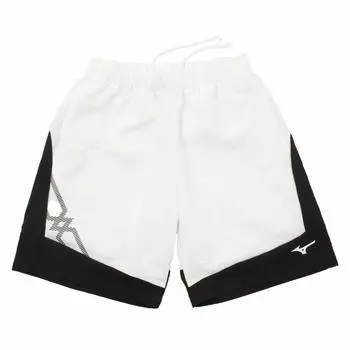 Tennis Wear Game Pants Standard Sweat Absorbent Quick Drying Soft Tennis Badminton 62JB9001 XS [Mizuno] White/Black