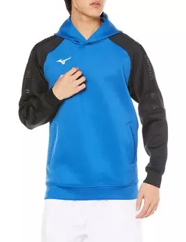 Tennis Wear Stretch Sweat Hoodie Dynamotion Fit 62JC2501 Peace Blue S [Mizuno]