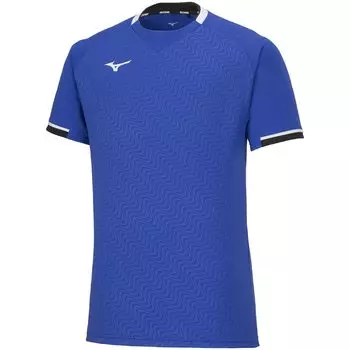 Теннисная одежда Solar Cut Game Shirt Short Sleeve Easy to Move 62JAA031 Surf Blue XS [Mizuno]