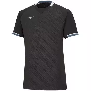 Теннисная одежда Solar Cut Game Shirt Short Sleeve Easy to Move 62JAA031 Black XS [Mizuno] чёрный