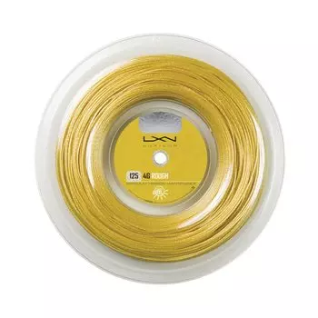 Теннисная струна LUXILON Gut 4G ROUGH 125 WRZ990144 Желтая [катушка 200 м] жёлтый